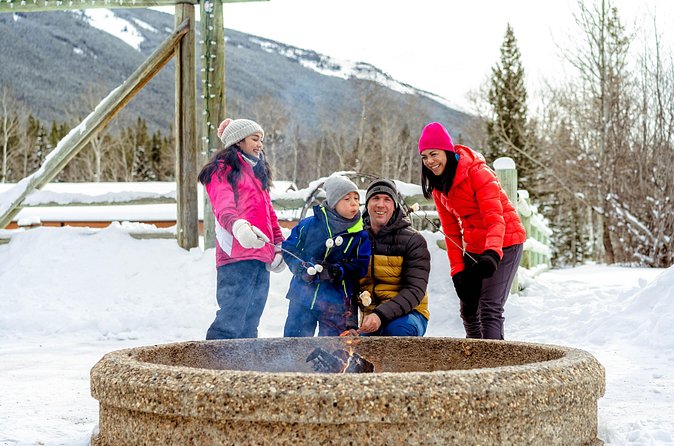 1 Hour Shared Winter Sleigh Ride Experience in Kananaskis - Hot Chocolate, Irish Cream Options, and Bonfire Treats