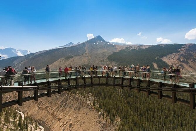 3-Day Columbia Icefield & Jasper Tour from Calgary,airport pickup - The Icefields Parkway Day: Crowfoot Glacier views, Bow Lake, and Peyto Lake