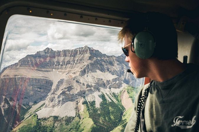 30 Minute Helicopter Tour over Lake Minnewanka, Banff - Weather Is Not a Footnote Here