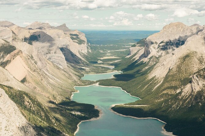 30 Minute Helicopter Tour over Lake Minnewanka, Banff - The Route That Makes the Views Make Sense