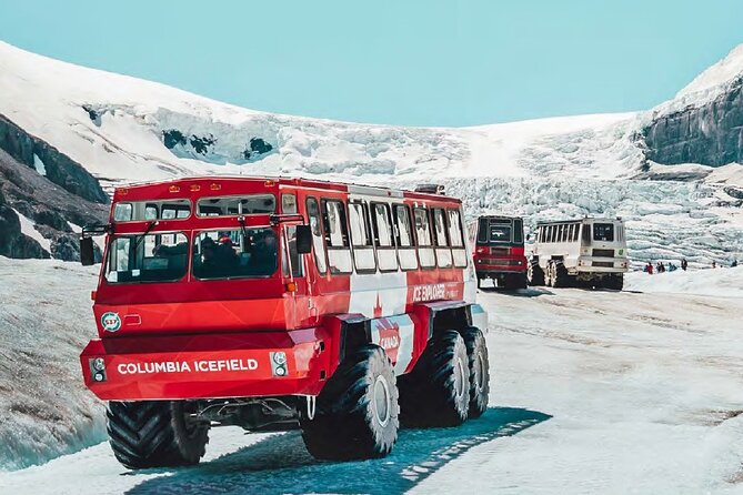 4-Day Authentic Banff, Jasper and Glacier Tour Package - Columbia Icefield: Skywalk Glass and Icefield Centre Stops