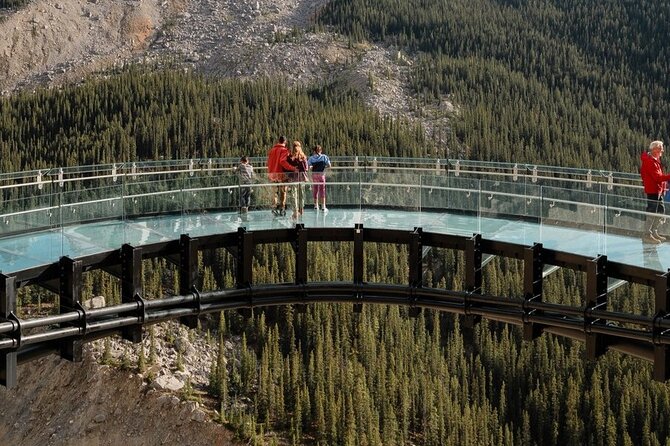 4-Day Authentic Jasper and Columbia Icefield Tour Package - Day 3: Columbia Icefield Discovery Centre, Sunwapta Falls, Medicine Lake, and Maligne Lake