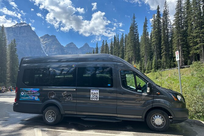 Banff/Canmore Shuttle to Moraine Lake and Lake Louise(1.5h each) - Meeting points you can find quickly (and avoid the morning scramble)