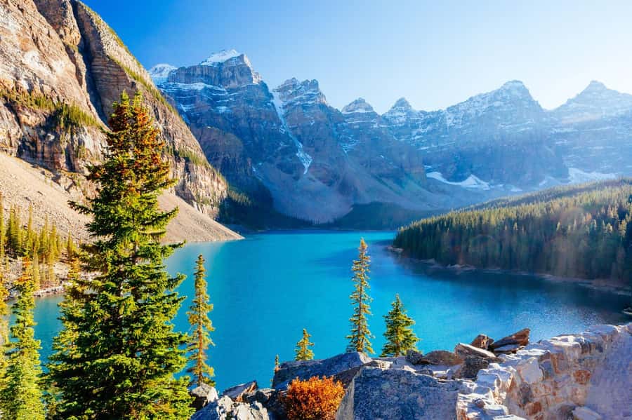 Banff: Lake Louise,Lake Minnewanka,Emerald Lake & Banff Town - Natural Bridge: the Kicking Horse River carving rock