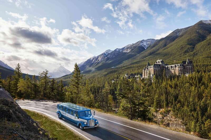 Banff: Vintage Car Legendary Open-Top Touring - Entering Banff the 1930s way: the custom vintage car experience