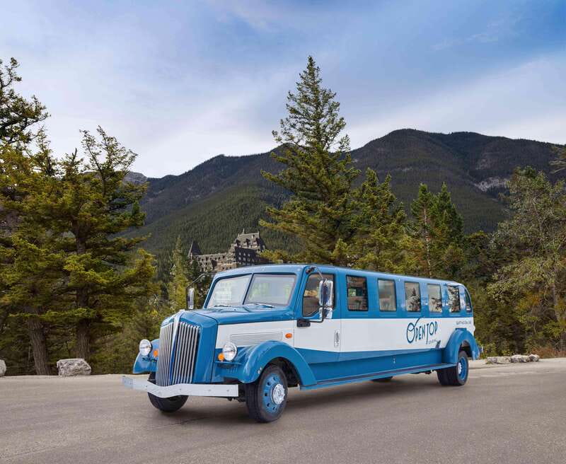 Banff: Vintage Car Legendary Open-Top Touring - Comfort and weather: cozy seats plus a roof when conditions change
