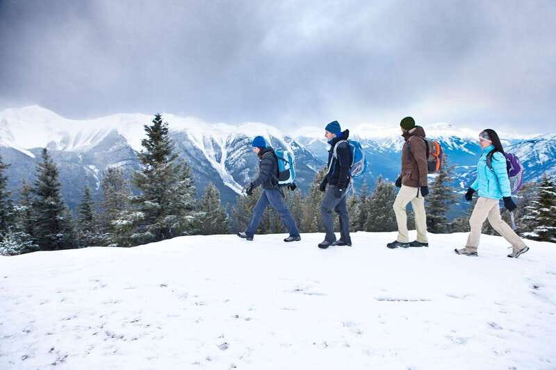 Banff: Winter Wilderness Walk with Wildlife Tracking - 2hrs - Camera tips for snowy trees and winter mountain views