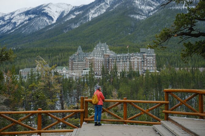 Calgary/Banff: Gondola, Upper Hot Spring, Bow Fall & Top 3 Lakes - Banff town stop plus Bow Falls: walkable sights that keep the day real