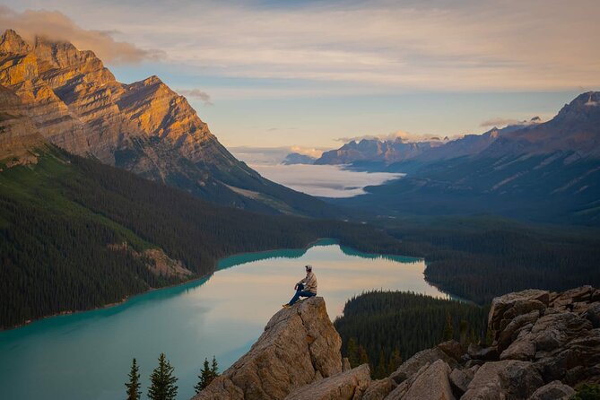 Columbia Icefield Adventure,Bow Lake,Peyto Lake in Banff & Jasper - Scenic Rockies Stops Before the Ice: Mountains, Lakes, and a Glacier View