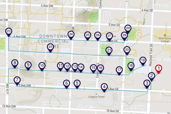 Downtown Calgary a Smartphone Audio Walking Tour - Key points to know before you go