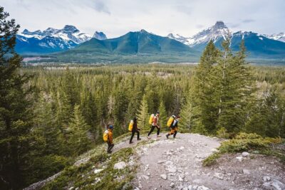 EXPLORE Canmore's HIDDEN Trails and Local Landmarks - 3H Hike - The route: finding hidden waterfalls and mountain lakes in a tight timeframe