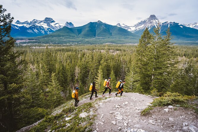 EXPLORE Canmore's HIDDEN Trails and Local Landmarks - 3H Hike - The route: finding hidden waterfalls and mountain lakes in a tight timeframe