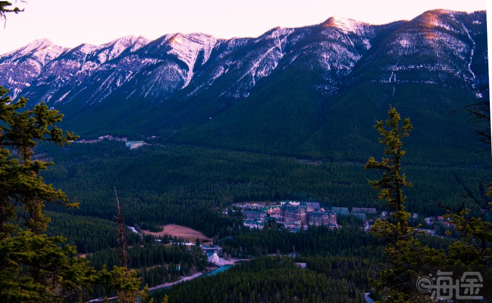 From Banff/Canmore: Deep 1 Day Tour in Banff National Park - Cascades of Time Garden behind Banff’s historic administration
