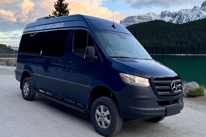 From Banff: Hassle-free Private Transfer to Calgary YYC Airport - What Vehicle You’ll Ride: Tesla EV, Hybrid Vans, or MB Sprinter