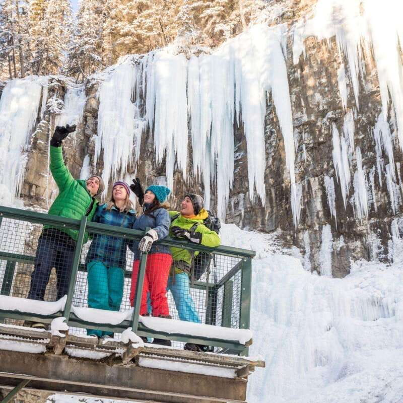 From Banff: Johnston Canyon Guided Icewalk - Guides and the small-group advantage: why it feels personal