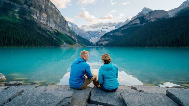 From Banff: Louise & Moraine Lake Guided Hiking Day Trip - Moraine Lake parking area to the viewpoints: forest, streams, then cliffs
