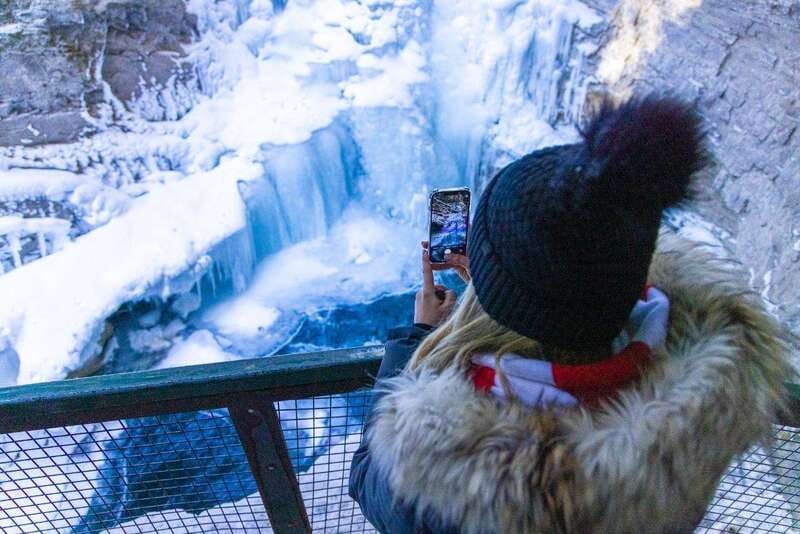 From Banff: Marble & Johnston Canyon Icewalk Combo - Marble Canyon Icewalk in Kootenay National Park: Secluded and Steep-Feeling