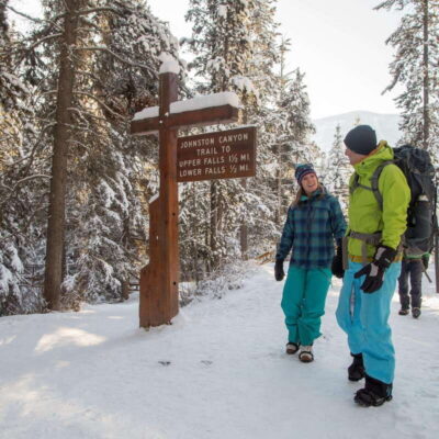 From Banff: Marble & Johnston Canyon Icewalk Combo - Meeting Behind the Mount Royal Hotel: Easy Start, Clear Directions