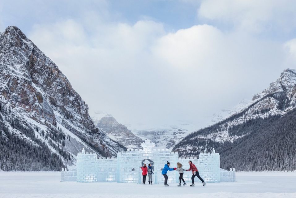 From Banff: Winter Wonderland; Lake Louise & Johnston Canyon - Snowshoeing deep powder and keeping an eye out for wildlife