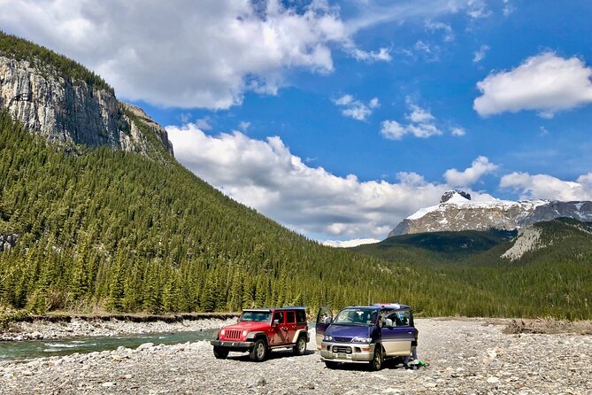 Ghost Valley Private Full Day Tour in a Jeep 4 by 4 - Stop 5: Lake Minnewanka back end, Devils Gap, and the Big Hill return