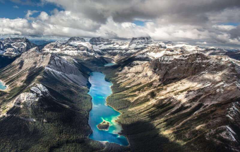 Kananaskis: 45 Minute "Sleeping Warrior" Helicopter Tour - Spray Lakes shoreline, Stewarts Gap, and Pigeon Mountain on the way back