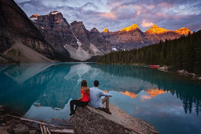 Lake Louise and Moraine Lake Golden Hour Tour - Lake Louise at dusk: turquoise water, glacier views, one focused hour