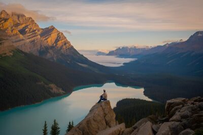 Lake Louise, Moraine/Bow, Emerald & Peyto - 4 Lakes in Banff - Winter Traction and Clothing: Crampons, Spike Grip Moments, and Cold Wind