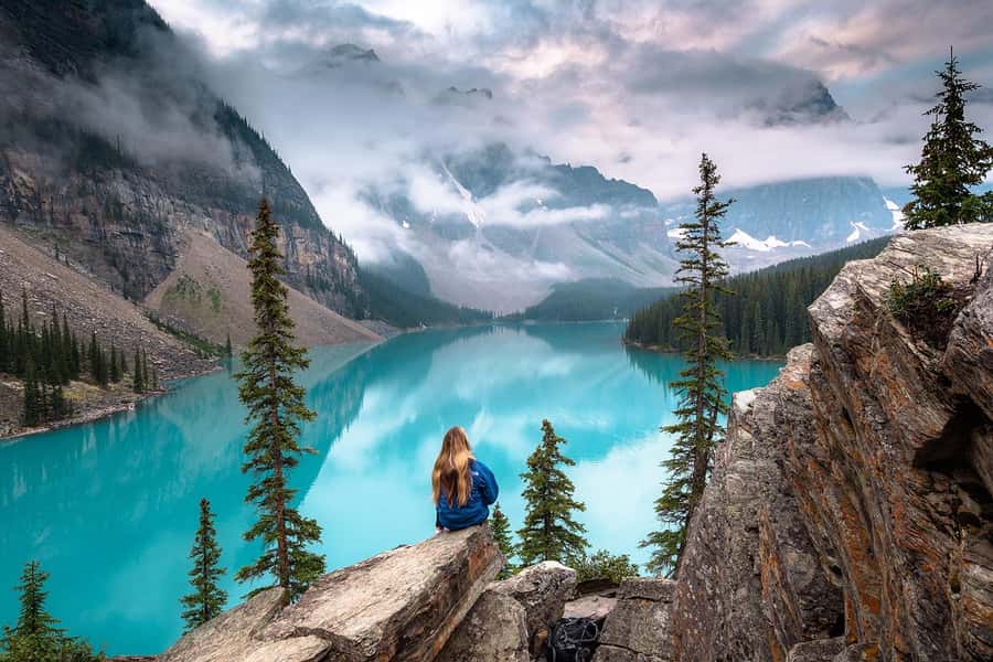 Louise, Moraine/Johnston Canyon, Minnewanka & Banff Town - Price and What You Actually Get for $57