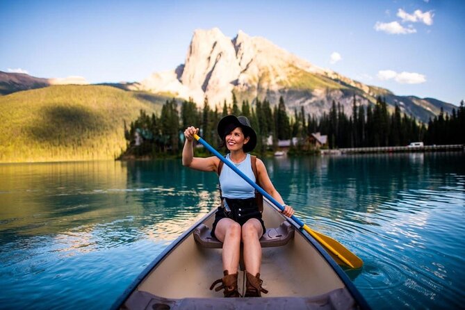 Moraine Lake, Louise, Emerald Lake, Johnston Canyon, Banff Town - Banff Town: a short stroll that makes the day feel human