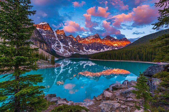 Moraine Lake Sunrise & Lake Louise Tour - from Canmore/Banff - Canmore/Banff Pickup That Actually Reduces Stress