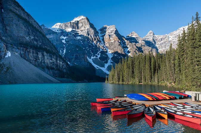 Moraine Lake Sunrise & Lake Louise Tour - from Canmore/Banff - Morant’s Curve and the Bow Valley Parkway: Iconic Photos, Then Wildlife Views