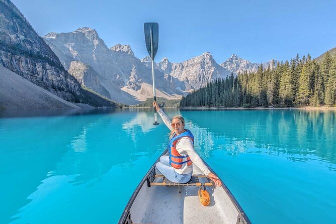 Rockies Grand Advanture: Moraine & Louise Lakes, Waterfall Tour - Moraine Lake in the Valley of the Ten Peaks: why this stop feels special
