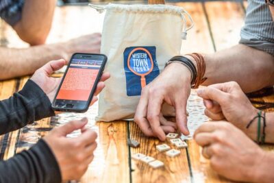 Smugglers Blues - Canmore Outdoor Escape Game - Meeting at Armadillo Games and Getting Your Game Started